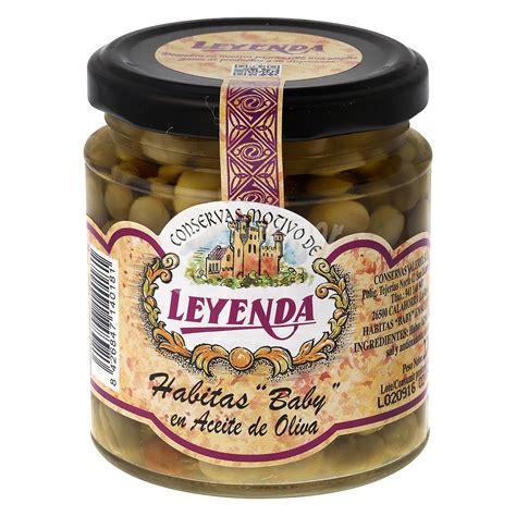 Leyenda Habitas Baby En Aceite De Oliva 250 G