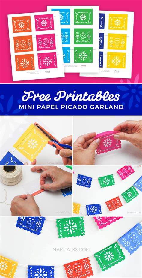 Mini Printable Papel Picado Make A Garland Mami Talks™