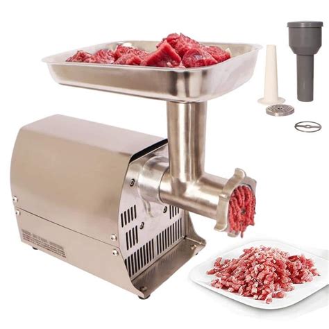 300 Watt Stainless Steel Meat Grinder Commercial Electric Meat With 4 6