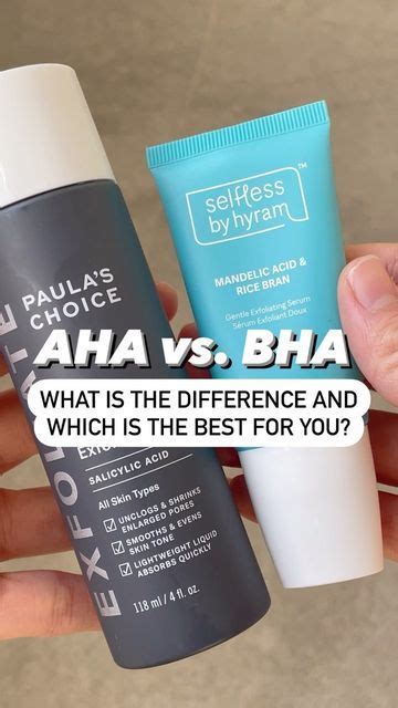 Leïla Skincare Beauty on Instagram AHA vs BHA what are the