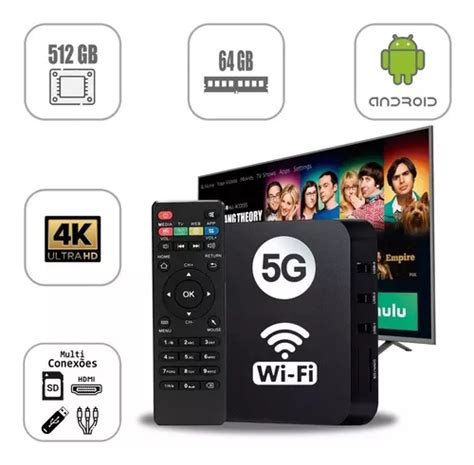 Conversor Smart Tv 4k 5g Wifi Parcelamento Sem Juros