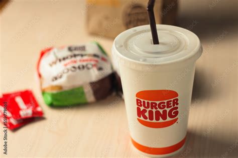 Bangkok, Thailand - January 9, 2023 : Close up of a Burger King Whopper ...