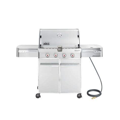 Weber Summit S Burner Natural Gas Grill In Stainless Steel