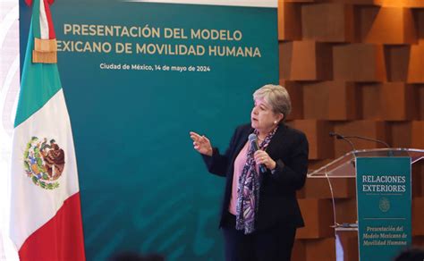 SRE Alicia Bárcena presenta Modelo Mexicano de Movilidad Humana