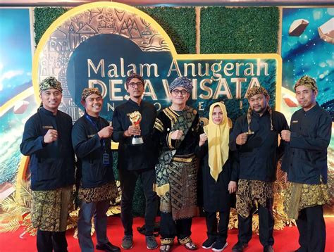 Desa Wisata Kubang Baros Juara Harapan Di Ajang Adwi