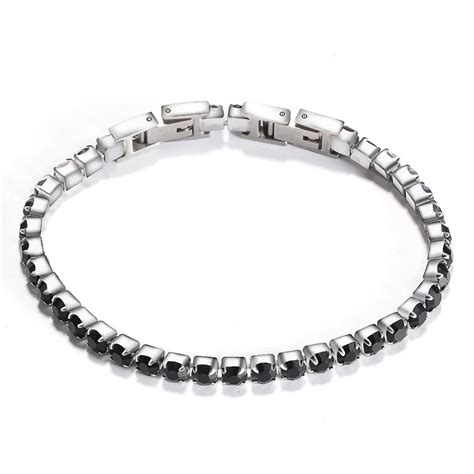 Fashion Stainless Steel Cubic Zirconia Tennis Bracelet For Women Buy