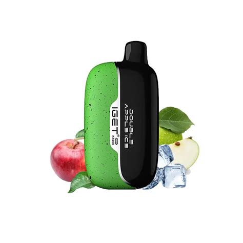 Double Apple Ice IGET Moon K5000 Puffs VapePenZone Japan