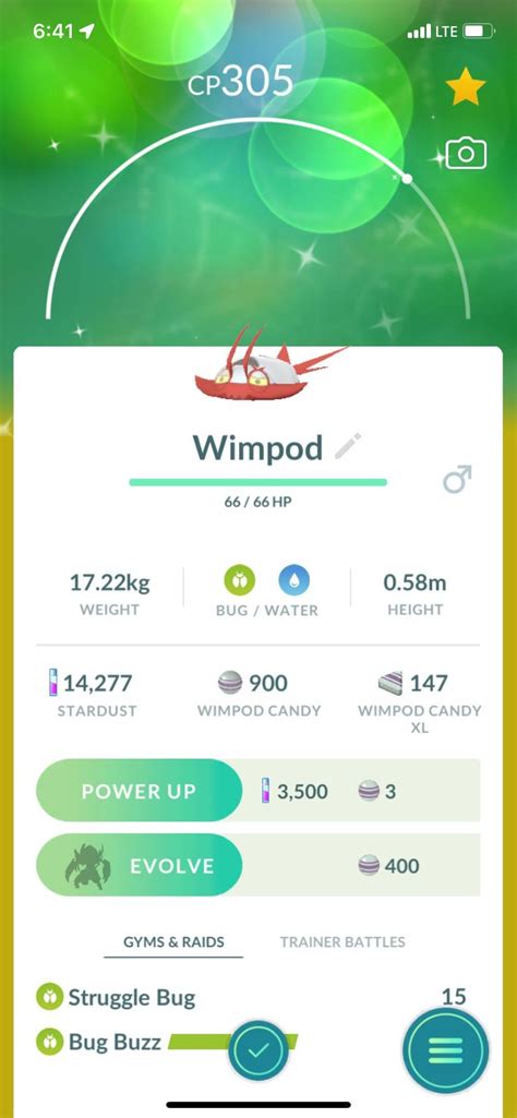 Shiny Wimpod!!!! : r/pokemongo