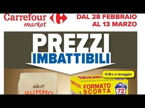 Volantino CARREFOUR MARKET Dal 28 FEBBRAIO Al 13 MARZO 2023 YouTube