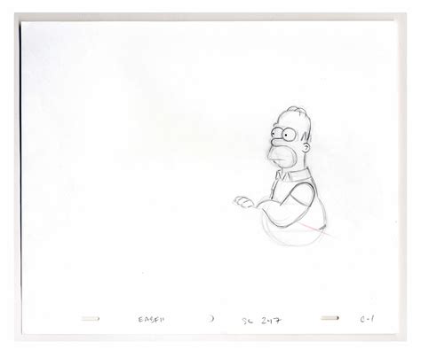 Original Simpsons Production Drawings From Various Episodes Tumblr Pics