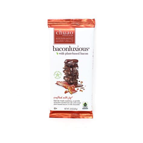 Baconluxious Chocolate Bar Gourmet Chocolate Chocolate Bar Chocolatier