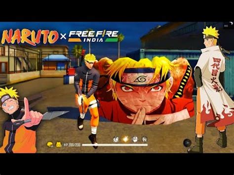 NARUTO FREE FIRE COLLABORATION FREE FIRE NARUTO COLLABARTION FREE