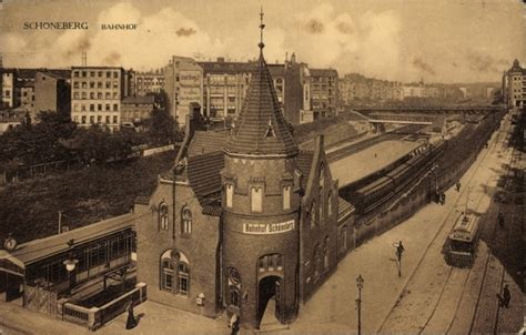 Ansichtskarte Postkarte Berlin Schöneberg Vogelschau akpool de