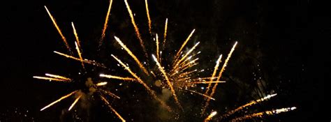 Fireworks Show Welcomes New Year Facebook Cover Photo