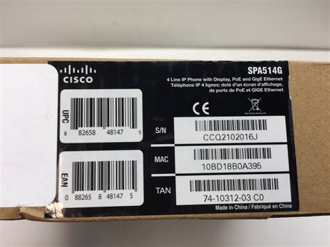 Cisco Spa514g 4 Line Ip Phone 2 Port Switch Poe Nt Electronics Llc