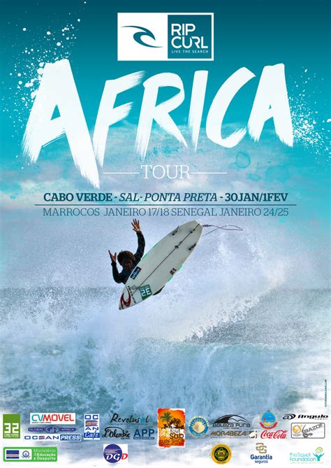 Rip Curl Africa Tour Surf Competition Poster Surf Posters