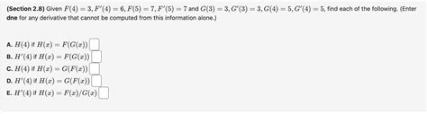 Solved Section 28 ﻿given F43f46f57f57