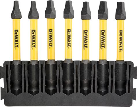 DeWalt FlexTorq Lot de 7 embouts de tournevis carrés Amazon fr Bricolage