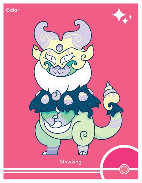 Shiny Galarian Slowking By Cosmopoliturtle On Deviantart