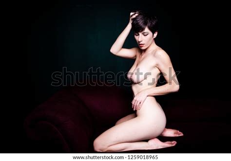 White Caucasian Female Posing Nude On Stock Photo Shutterstock
