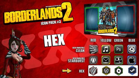 Borderlands2 Icon Pack3 Hex By Mentalmars On Deviantart