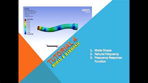 Tutorial Ansys Part 4 Modal And Harmonic Analysis Youtube