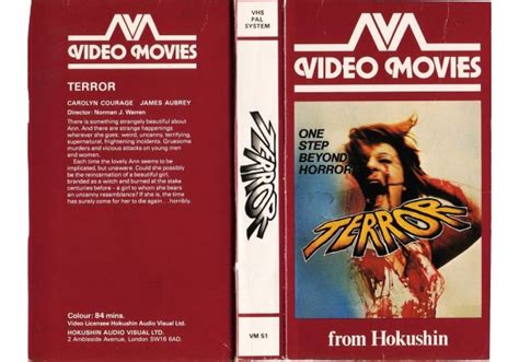 Terror On Hokushin United Kingdom Betamax V2000 VHS Videotape