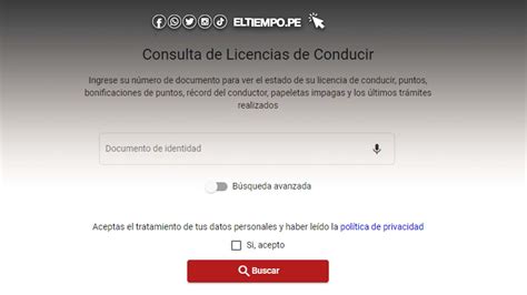 Cómo saber si mi licencia de conducir está registrada en el MTC LINK