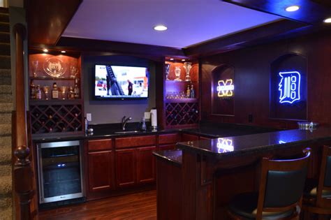 Washington Mi Basement Sports Bar Finished Basements Plus