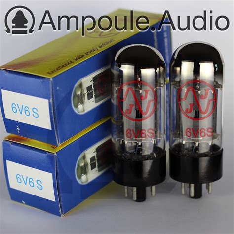 Matched Pair Jj 6v6 S Valves Tubes Ampoule Audio