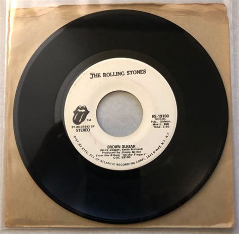 The Rolling Stones Brown Sugar 1971 Specialty Pressing Vinyl