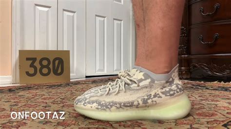 Adidas Yeezy 380 Boost Alien On Foot Youtube