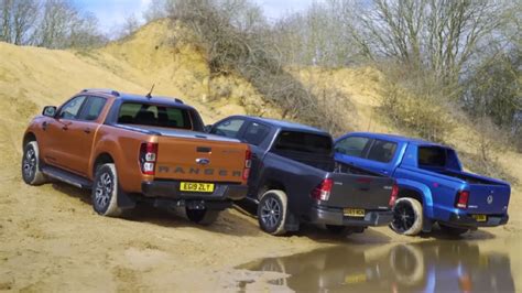 Batalla Off Road Entre Toyota Hilux Vs Ford Ranger Vs Vw Amarok Mdz