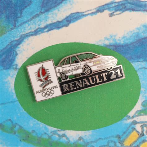 Plaque Collector De 8 Pin S Renault Jeux Olympiques Albertville 92