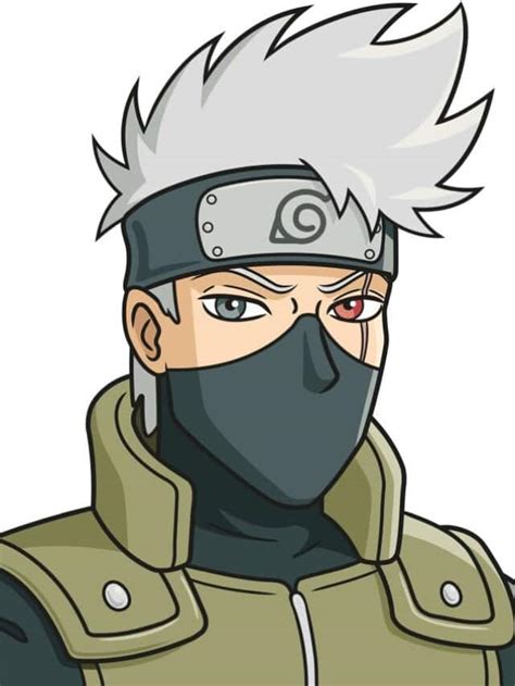 Easy Kakashi Hatake From Naruto Step By Step Tutorial Easy Drawing Guides