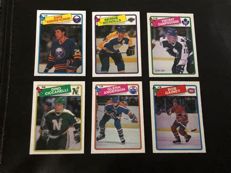 O Pee Chee Opc High Grade Hockey Set Nm Nmmt Mint Hull Shanahan