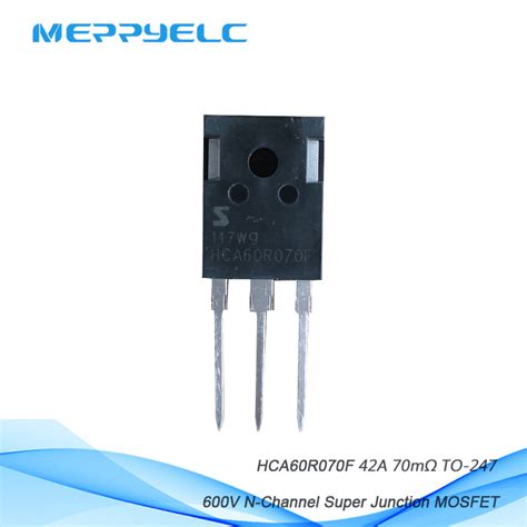 HCA60R070F 600V 42A 70mΩ to 247 N Channel Super Junction Mosfet Coolmos