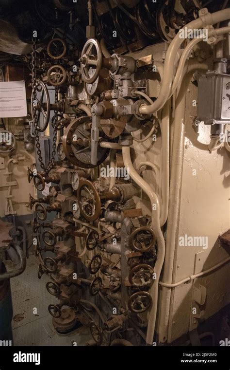 Interior Finnish Submarine Vesikko Is Now A Museum In Suomenlinna