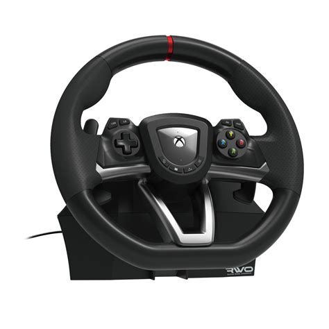 Hori Racing Wheel Overdrive Black, Silver Steering wheel + Pedals Xbox ...