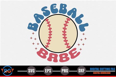 Baseball Babe Retro Baseball SVG Graphic By Robi Graphics Creative Fabrica