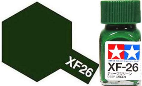 XF 26 Deep Green Enamel Paint XF26 Tamiya Car Model Kit