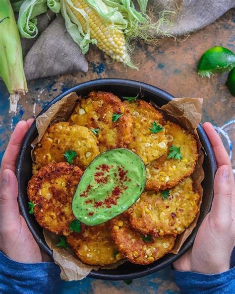 Spicy Corn Fritters R Vegrecipes