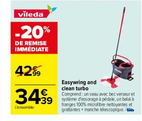 Promo Easywring And Clean Turbo Chez Carrefour ICatalogue Fr