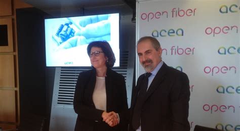 Roma Accordo Acea Open Fiber Per Banda Ultra Larga Entro Il