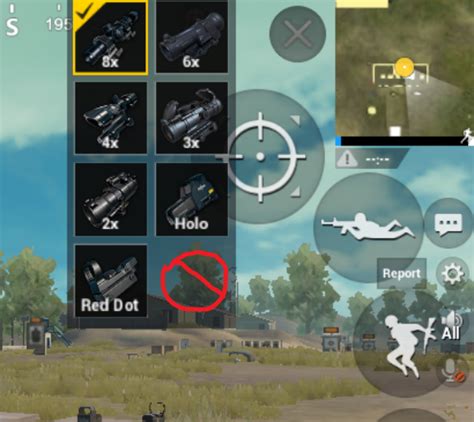 Please Make No Scope An Option In The Quick Scope Menu R Pubgmobile