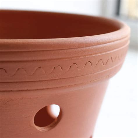 Terracotta Unglazed Orchid Pot With Large Holes for Roots - Etsy