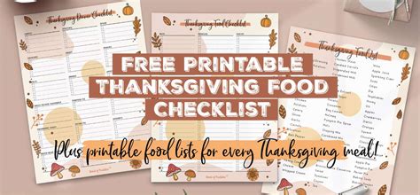 Thanksgiving Printables - World of Printables