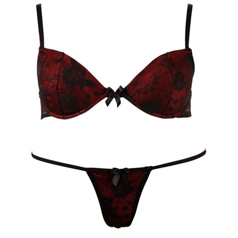 Stijlvolle Rode BH Set Lingerie Vrouwen BH Sets Partywear Be