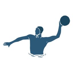 Waterpolo Man Throwing Ball Png Svg Design For T Shirts