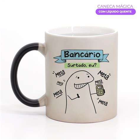 Caneca Banc Ria Ou Banc Rio Profiss Es M Gica Ou Colorida Loja